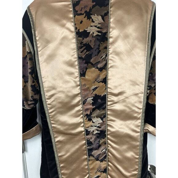 OPUS 1 by Diana Martin Velvet Vintage Kimono Boho Jacket One‎ Size Fits All - Picture 7 of 9